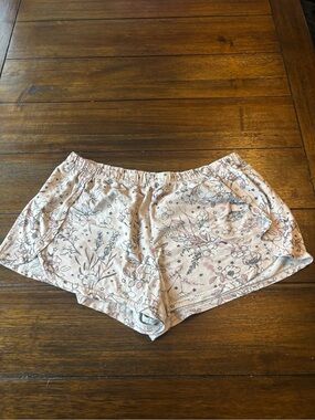 Women’s Floral Lounge Shorts - Pink